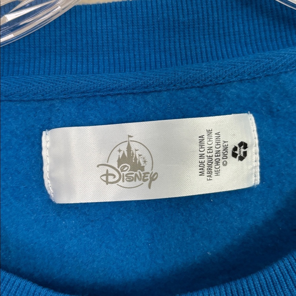 Disney Store Blue Toy Story Light-Up Holiday Christmas Crew Sweatshirt XL - Picture 3 of 11